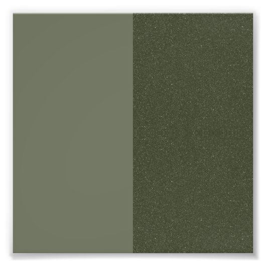 Verticale Gespleten Mos Groene Muurposter – Aanpas Foto Afdruk (Voorkant)