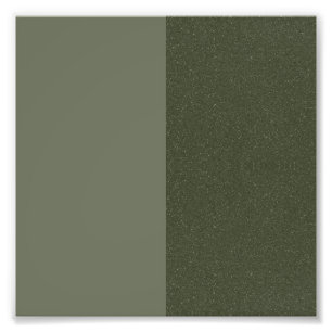 Verticale Gespleten Mosgroene Muurposter – Aanpass Foto Afdruk