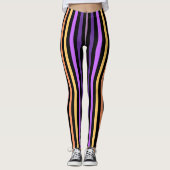 Verticale gestripte Leggings (Voorkant)