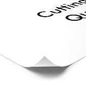Verticale glanzende aangepaste poster 50,8 cm x 63 (Hoek)
