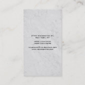 Verticale Grijze Achtergrond Duidelijk Modern Visitekaartje (Achterkant)