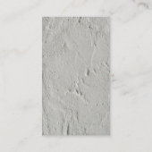 Verticale grijze muur Rood Monogram Visitekaartje (Achterkant)