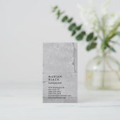 Verticale grijze wand Professional Trendy Visitekaartje (Staand voorkant)