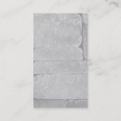 Verticale grijze wand Professional Trendy Visitekaartje (Achterkant)