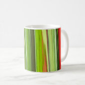 Verticale Groene Abstract 422 Koffiemok (Voorkant rechts)