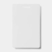 Verticale groene blad foto ID-badge Badge (Achterkant)