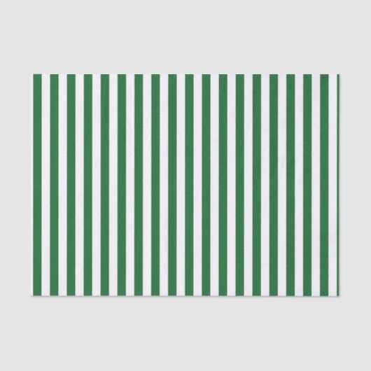 Verticale groene en witte strepen tissuepapier (Voorkant)