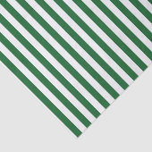 Verticale groene en witte strepen tissuepapier (Detail)
