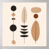 Verticale Harmonie Studie Poster (Voorkant)