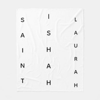 VERTICALE HEILIGE ISHAH LAURAH FLEECE DEKEN