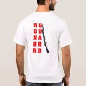 Verticale Honor Guard T-shirt (Achterkant)