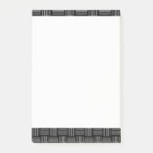 Verticale horizontale lijnen na deze lijn;  lange  post-it® notes (Voorkant)