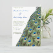 Verticale huwelijksuitnodiging kaart (Staand voorkant)