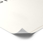 verticale kaart - gepersonaliseerd poster (Hoek)