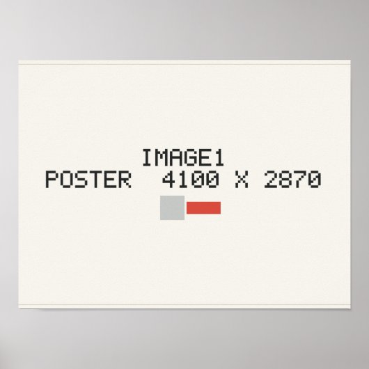 verticale kaart - gepersonaliseerd poster (Voorkant)