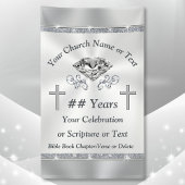 Verticale kerk Vinyl Banners voor elke gelegenheid