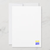 Verticale Klasse van 2024 Afstuderen Foto Keepsake Bedankkaart (Achterkant)