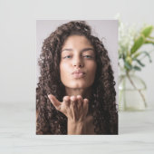 Verticale Klasse van 2024 Afstuderen Foto Keepsake Bedankkaart (Staand voorkant)