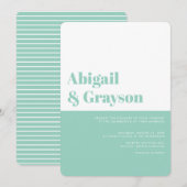 Verticale kleurenblokkering kaart (Voorkant / Achterkant)