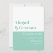 Verticale kleurenblokkering kaart (Voorkant)