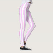 Verticale Leggings lila streep (Rechts)