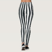 Verticale Leggings zwart/wit (Achterkant)