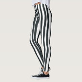 Verticale Leggings zwart/wit (Links)