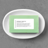 Verticale lijn Ingrediënten Lijst Modern Product Etiket