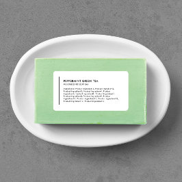 Verticale Lijn Ingredientenlijst Modern Product Etiket