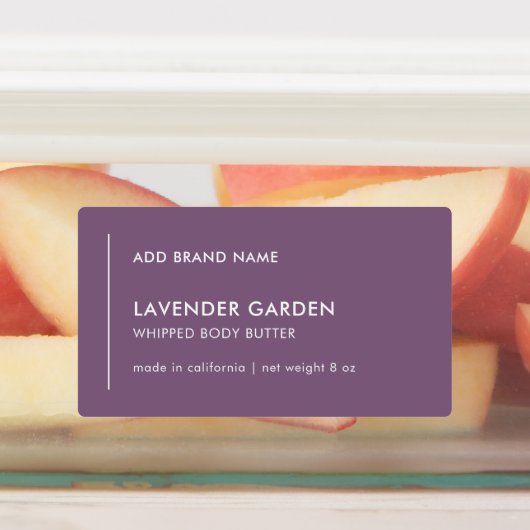 Verticale lijn Voeg merk aangepaste kleur product  Labels (Aangebracht)