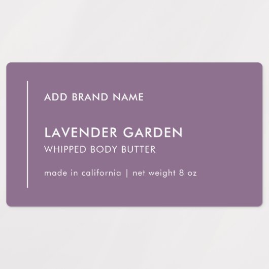 Verticale lijn Voeg merk aangepaste kleur product  Labels (Design 1)