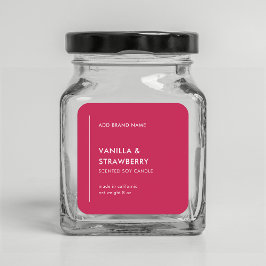 Verticale lijn Voeg merk aangepaste kleur productl Vierkante Sticker