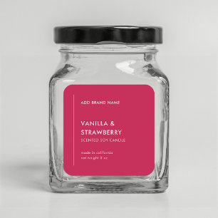 Verticale lijn Voeg merk aangepaste kleur productl Vierkante Sticker