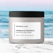 Verticale lijn Voeg uw merk Modern product Labels