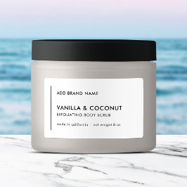 Verticale lijn Voeg uw merk Modern product Labels