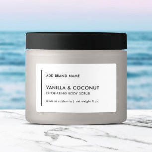 Verticale lijn Voeg uw merk Modern product Labels