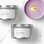 Verticale lijn Voeg uw merk Modern productlabel to Etiket