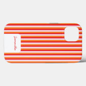 Verticale lijnen gepersonaliseerde strepen Case-Mate iPhone case (Achterkant (horizontaal))