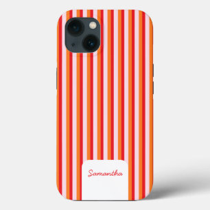 Verticale lijnen gepersonaliseerde strepen Case-Mate iPhone case