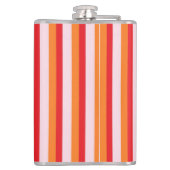 Verticale lijnen gepersonaliseerde strepen heupfles (Achterkant)