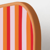 Verticale lijnen gepersonaliseerde strepen pickleball paddle (Links Detail)