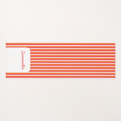 Verticale lijnen gepersonaliseerde strepen yogamat (Voorkant (horizontaal))