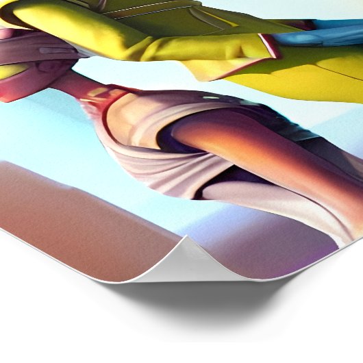 Verticale limieten ontwerp van de ken-meter poster (Hoek)