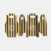 Verticale linnen voor Bamboe Bedankdoosjes (Uitgevouwen)