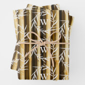 Verticale linnen voor Bamboe Inpakpapier Vel (In situ)