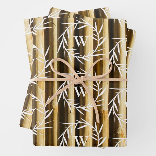 Verticale linnen voor Bamboe Inpakpapier Vel (In situ)