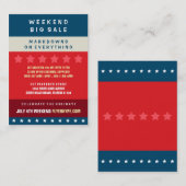 Verticale marketing V6 voor brochure-hype-badge wi Visitekaartje (Voorkant / Achterkant)