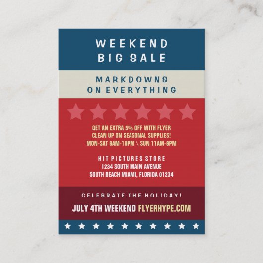 Verticale marketing V6 voor brochure-hype-badge wi Visitekaartje (Voorkant)