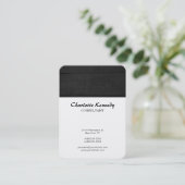 Verticale miniatuurweergave van grijs hout — wit s visitekaartje (Staand voorkant)