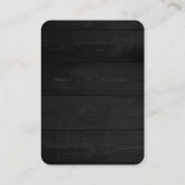 Verticale miniatuurweergave van grijs hout — wit s visitekaartje (Achterkant)